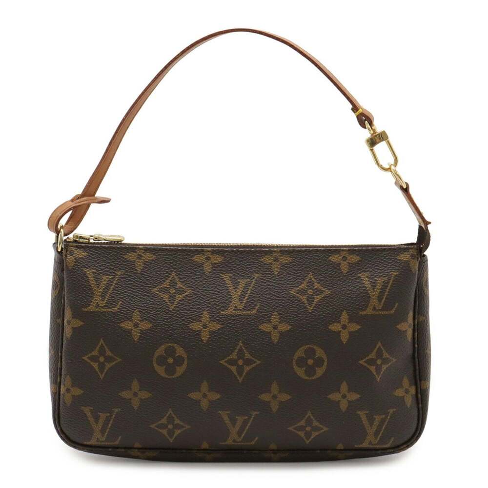 LOUIS VUITTON Brown Monogram Pochette Mini Bag - Picture 2 of 9